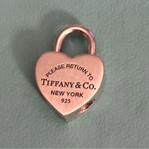 Taking inquires Tiffany Lock Charm for Necklace or bracelet